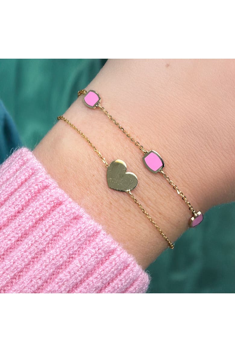 Bubblegum Pink Icon Bracelet, Alternate, color, Bubblegum Pink
