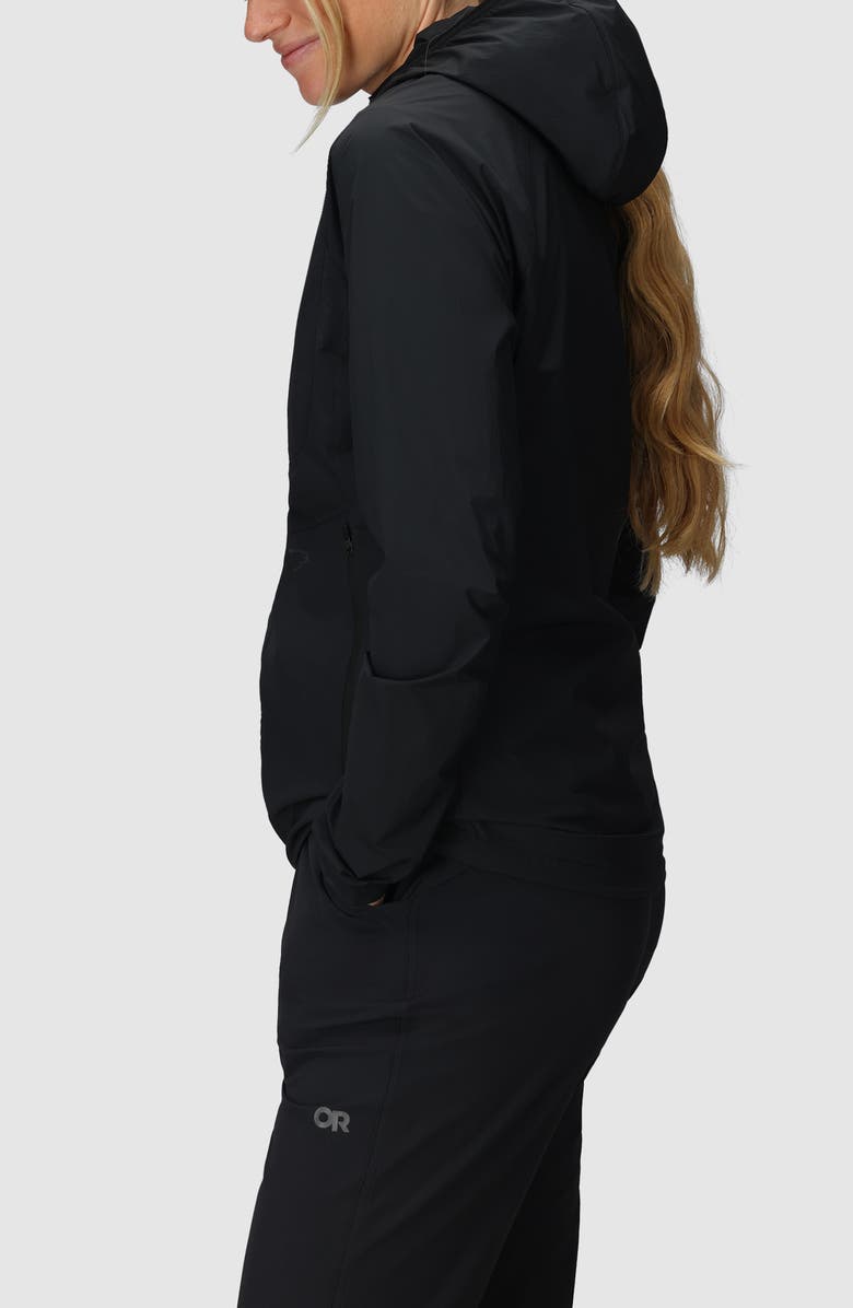 Outdoor Research Shadow Wind Zip-Up Hoodie, Alternate, color, Black