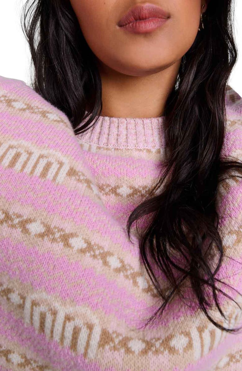 maje Jacquard sweater, Alternate, color,