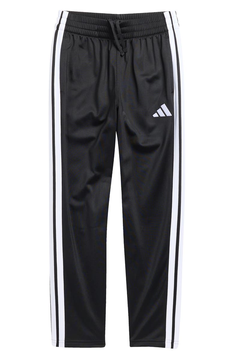 adidas Kids' 3-Stripes Tapered Pants, Main, color, Black