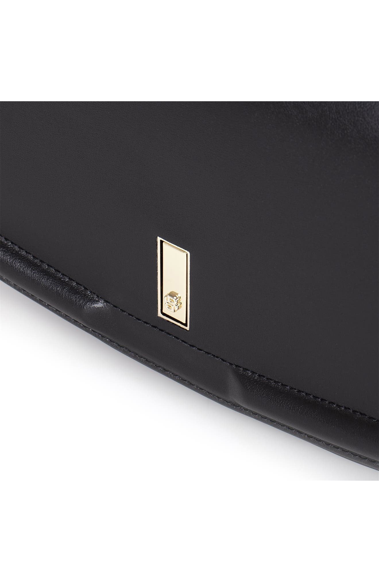 BOSS Ariell Leather Saddle Bag, Alternate, color, 