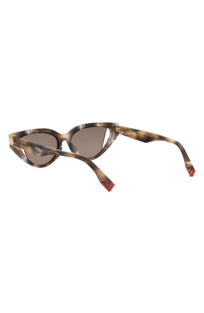 Fendi Way 54mm Cat Eye Sunglasses, Alternate, color, 