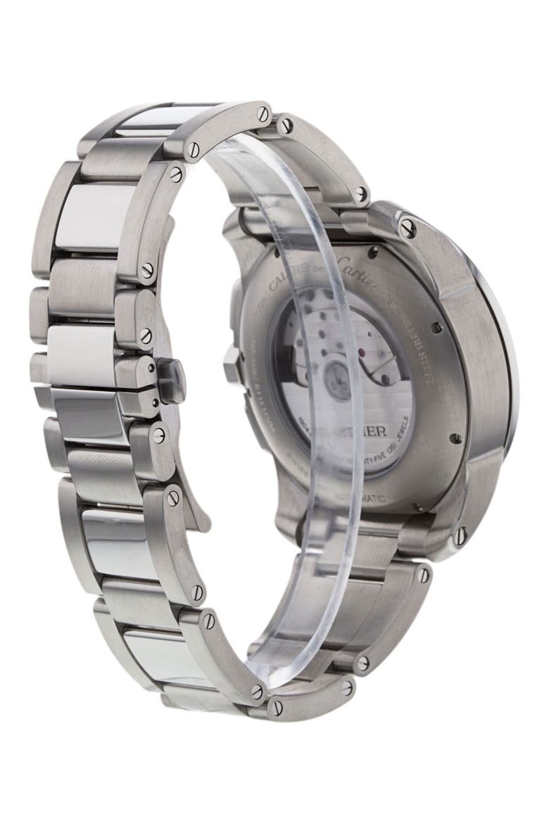 Cartier Preowned 2020 Calibre W7100045 Automatic Bracelet Watch, 42mm, Alternate, color, SILVER