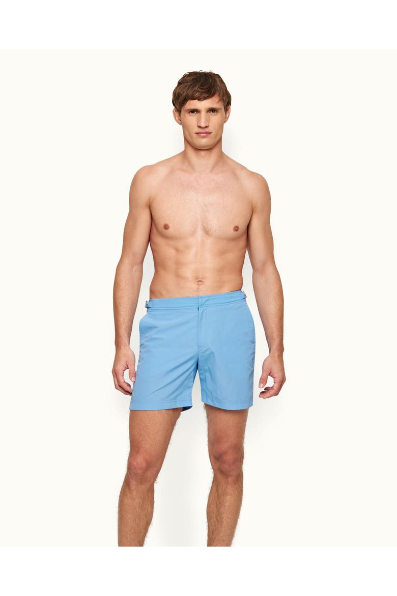 Bulldog Mid-Length Swim Shorts, Main, color, RIVIERA II
