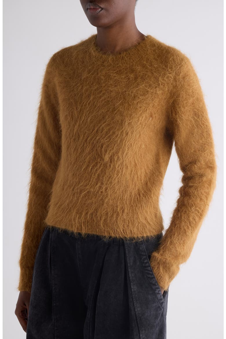 Hermine Alpaca Blend Sweater, Alternate, color, CAMEL