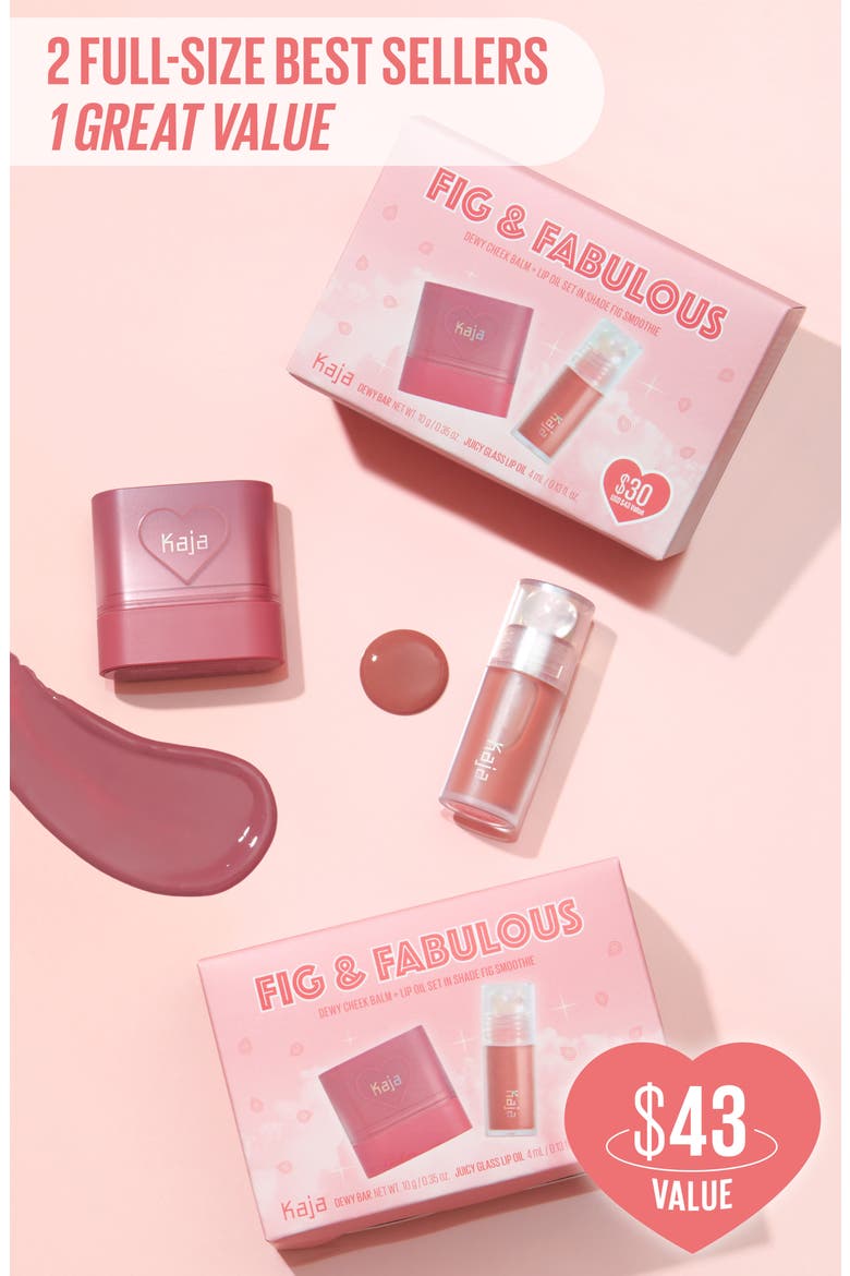 Fig & Fabulous Dewy Cheek Balm & Lip Oil Set (Nordstrom Exclusive) $43 Value, Alternate, color, FIG