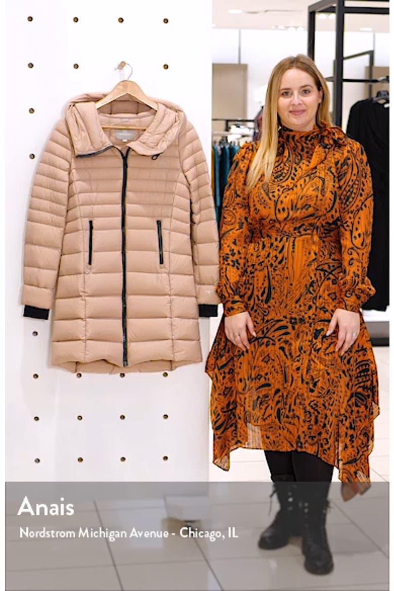 Lightweight Hooded Down Coat video