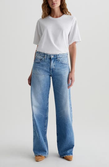 Adria Low Rise Baggy Wide Leg Jeans