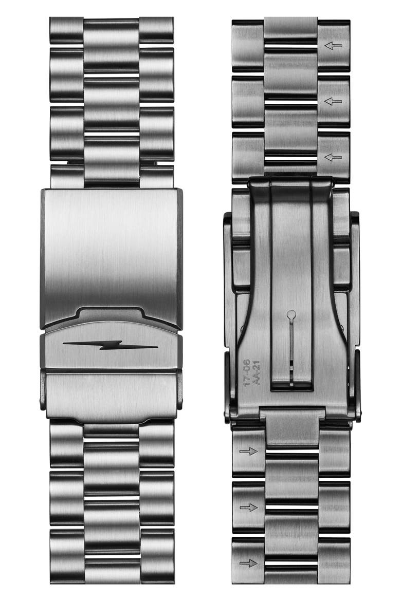 The Ice Monster Automatic Bracelet Watch, 43mm, Alternate, color, WHITE