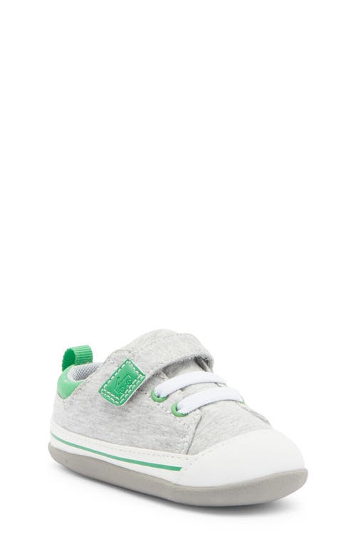 See Kai Run Girls' Stevie Mini Sneakers - Toddler, Little Kid In Gray Jersey