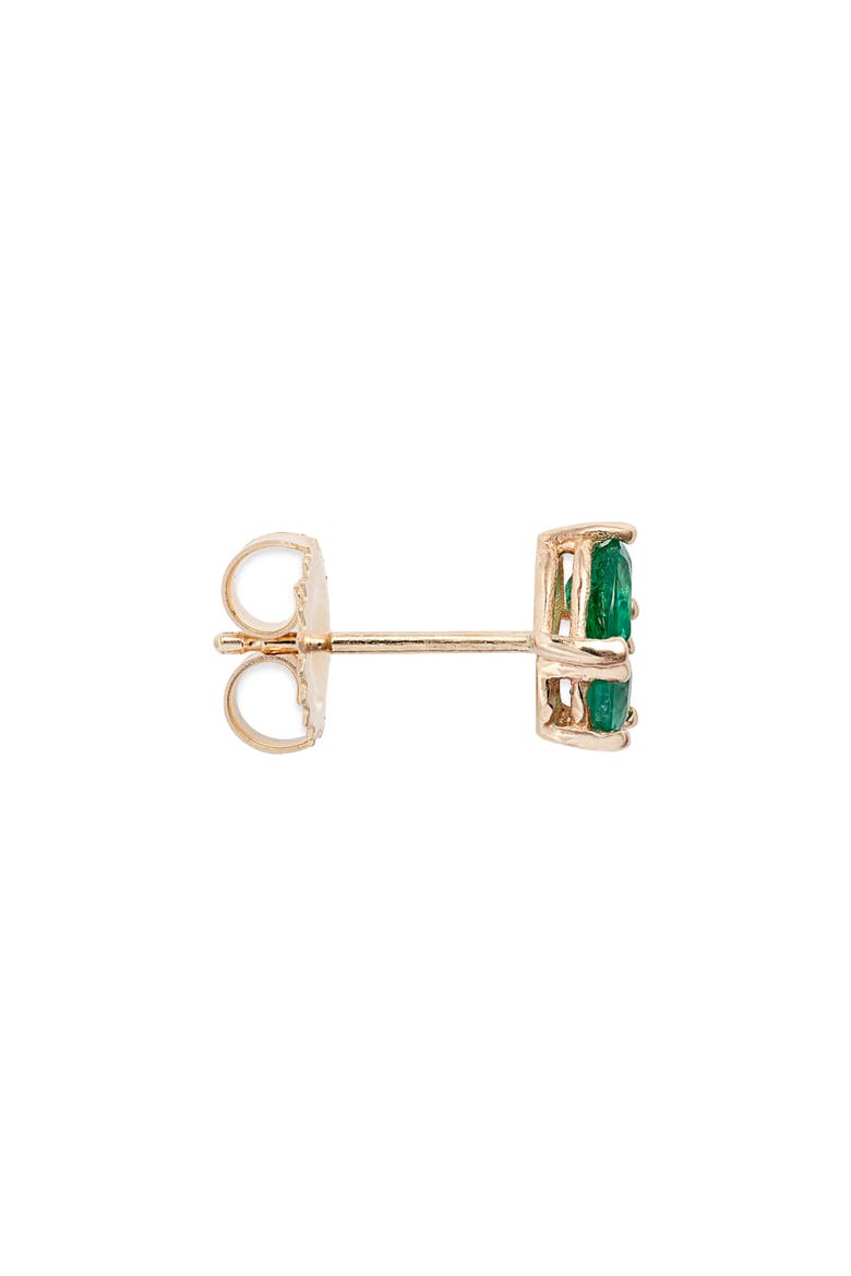 Cléo Jumelle Stud Earrings, Alternate, color, GREEN