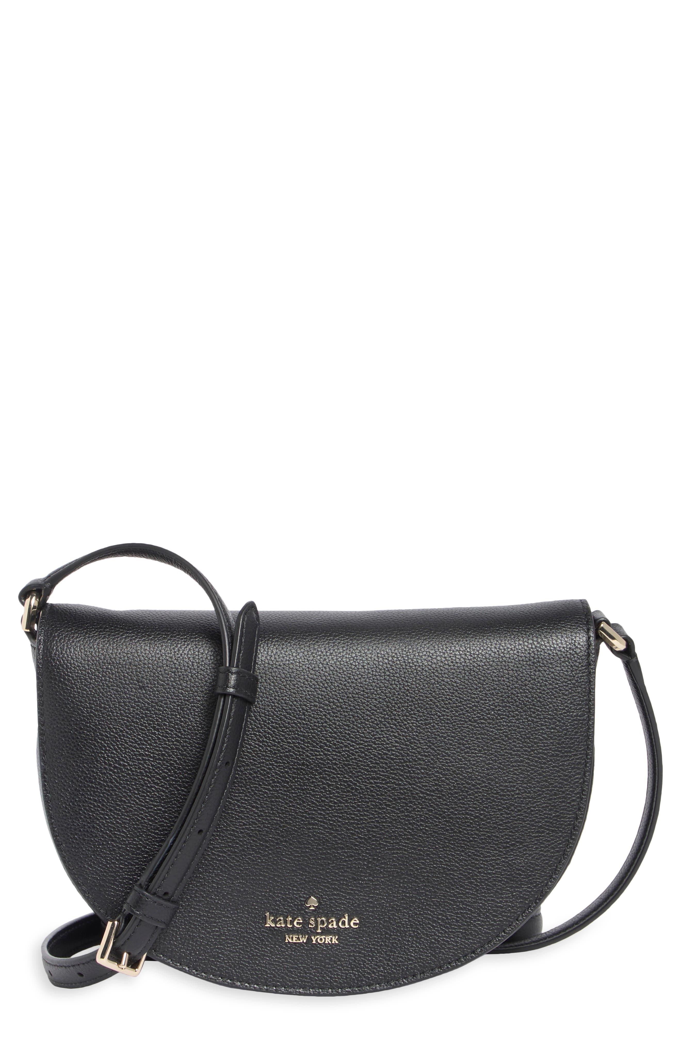 Crescent Leather Crossbody Bag