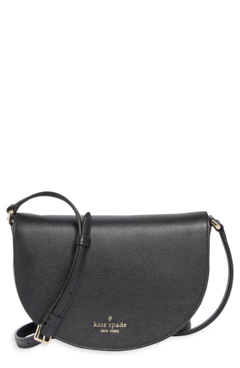 Crescent Leather Crossbody Bag
