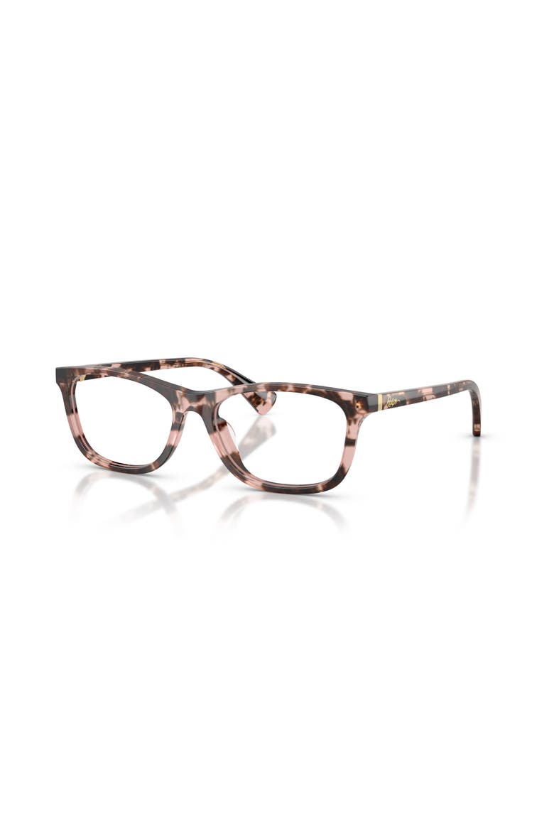 55mm Rectangle optical glasses, Main, color, Tortoise