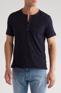 John Varvatos Sublime Wash Cotton Henley