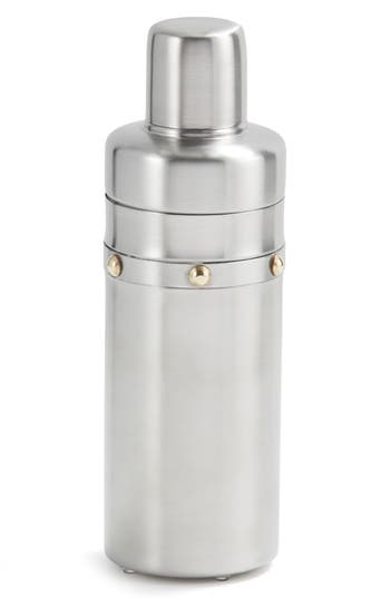 Roselli Trading Company Rivets Cocktail Shaker In Silver