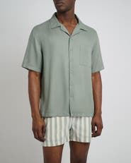 Onia Tencel Vacation Short Sleeve Shirt