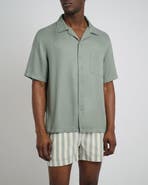 Onia Tencel Vacation Short Sleeve Shirt
