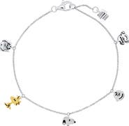 Crislu x Peanuts® Snoopy & Friends Charm Bracelet