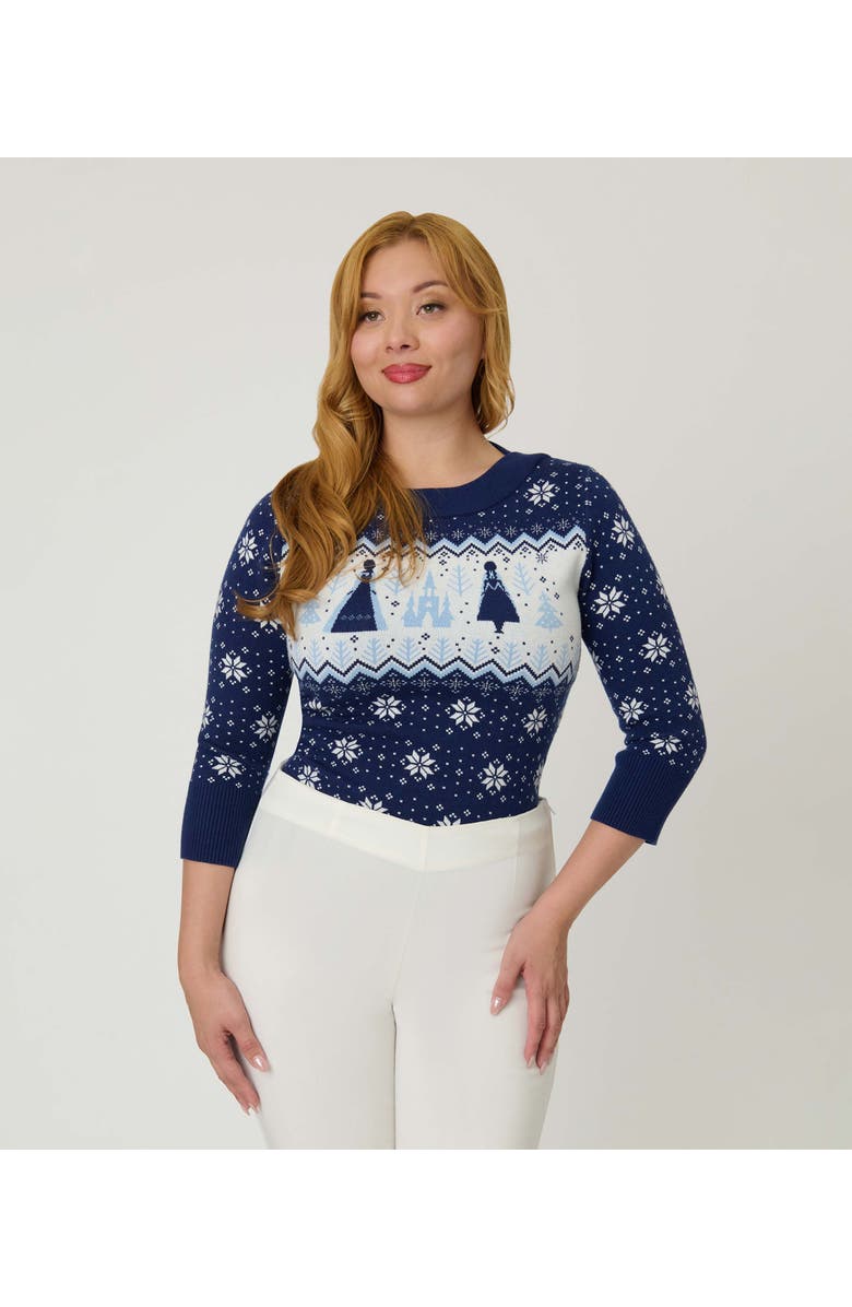 Unique Vintage Minou Sweater, Main, color, Blue