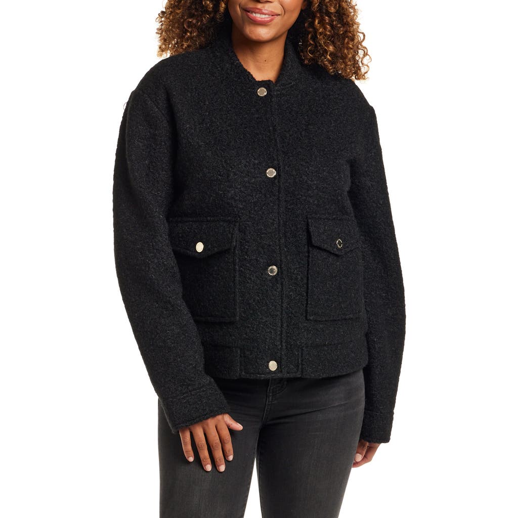 Gallery Bouclé Jacket In Black