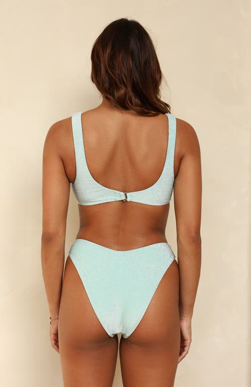 Dippin Daisys Sunny Bralette Top In Bleached Aqua