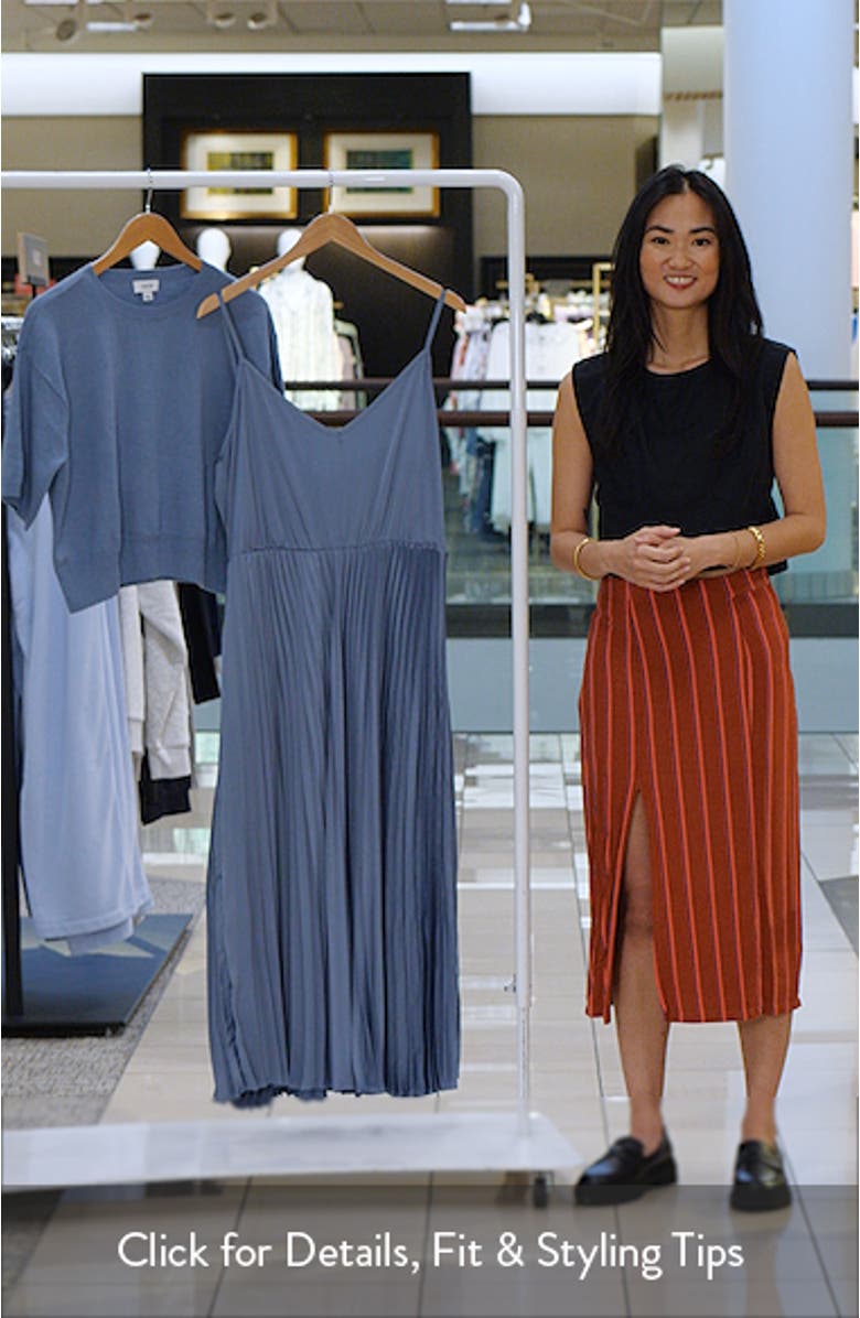 Sweater & Pleated Skirt Two-Piece Set, sales video thumbnail