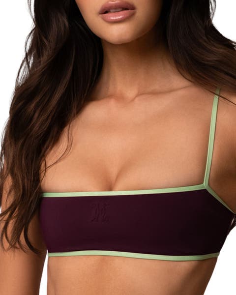 Contraste Straight Neck Bikini Top