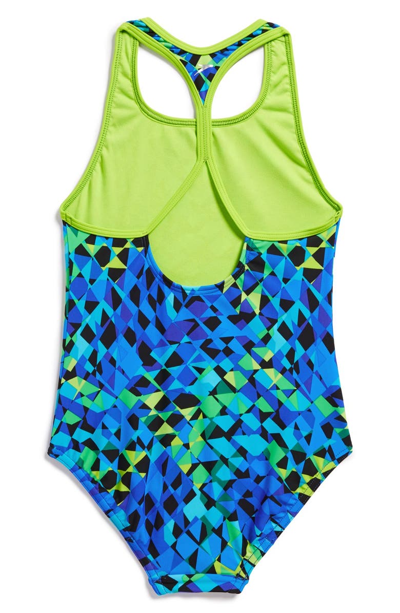 Speedo<sup>®</sup> 'Spectrum Split' One-Piece Swimsuit, Alternate, color, 