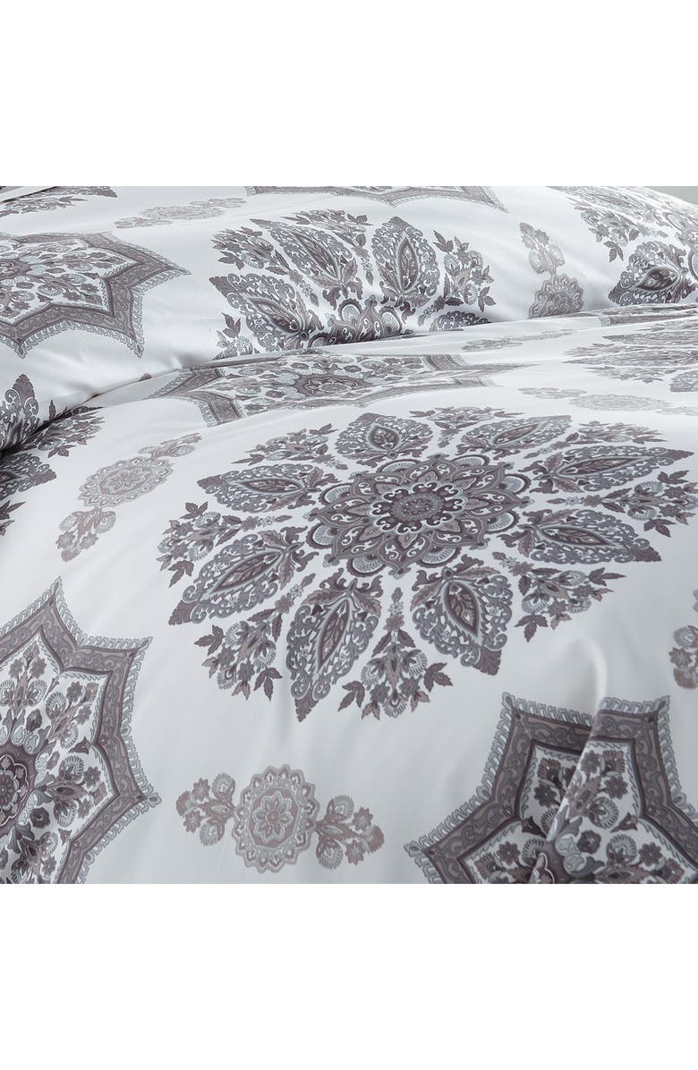 SOUTHSHORE FINE LINENS Infinity Collection - Luxury Premium Oversized Duvet Cover Set, Alternate, color, Grey