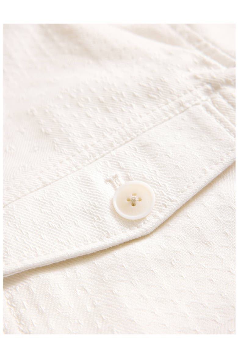 Briggs Textured Cotton Trucker Jacket, Alternate, color, IVORY