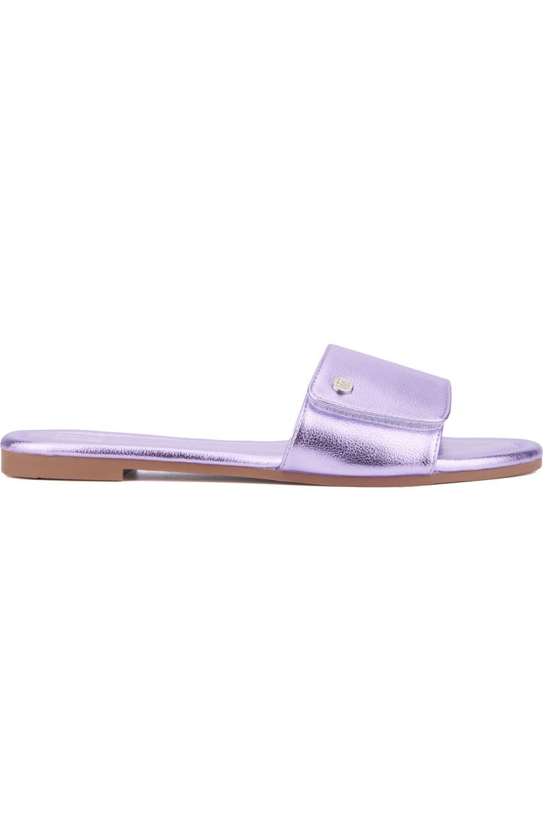 NEW YORK AND COMPANY Adelle Slide Sandal, Alternate, color, Lilac