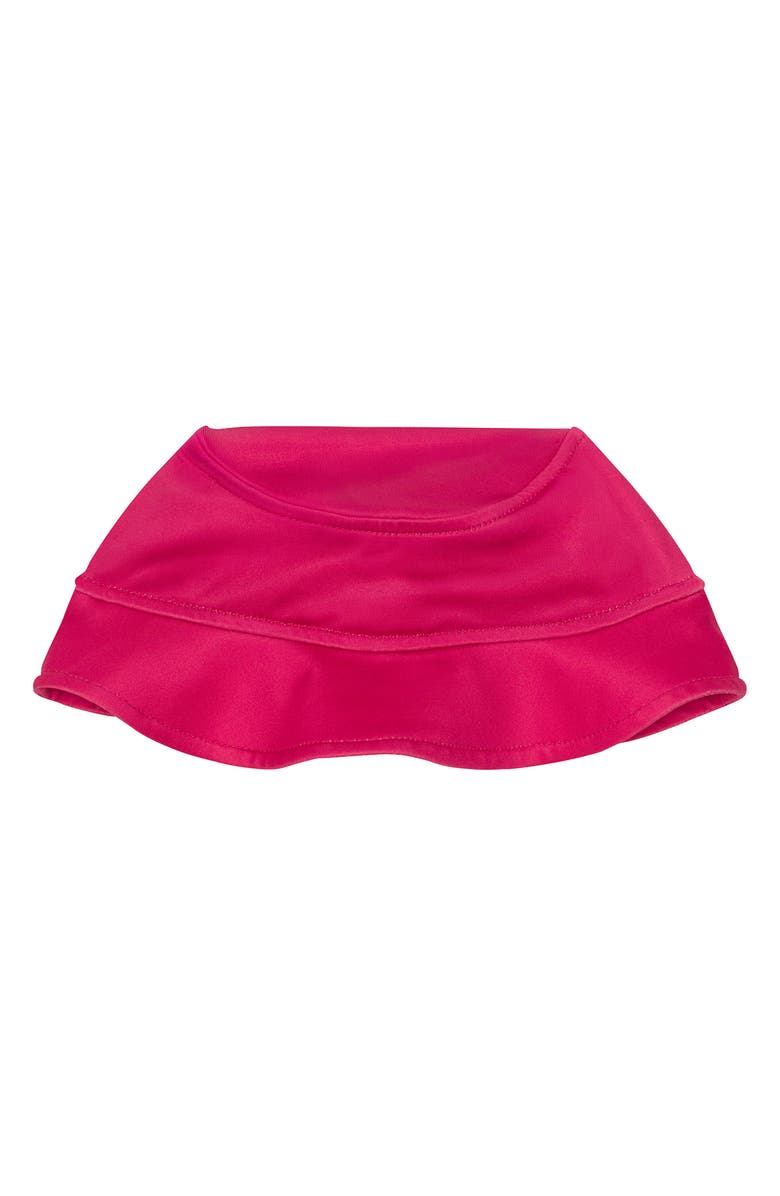 PL Baby by Petit Lem Strawberry Two-Piece Rashguard Swimsuit & Bucket Hat Set, Alternate, color, Strawberry