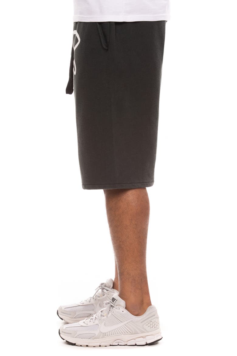 Cup Terry Drawstring Shorts, Alternate, color, JET SET