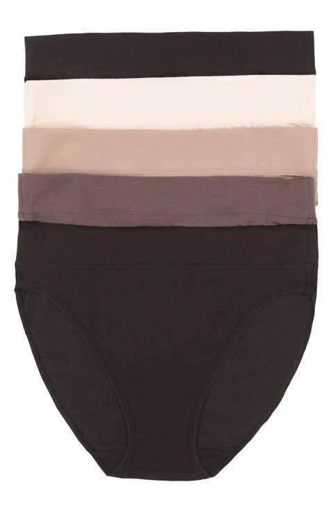 5-Pack Stretch Cotton High Cut Briefs