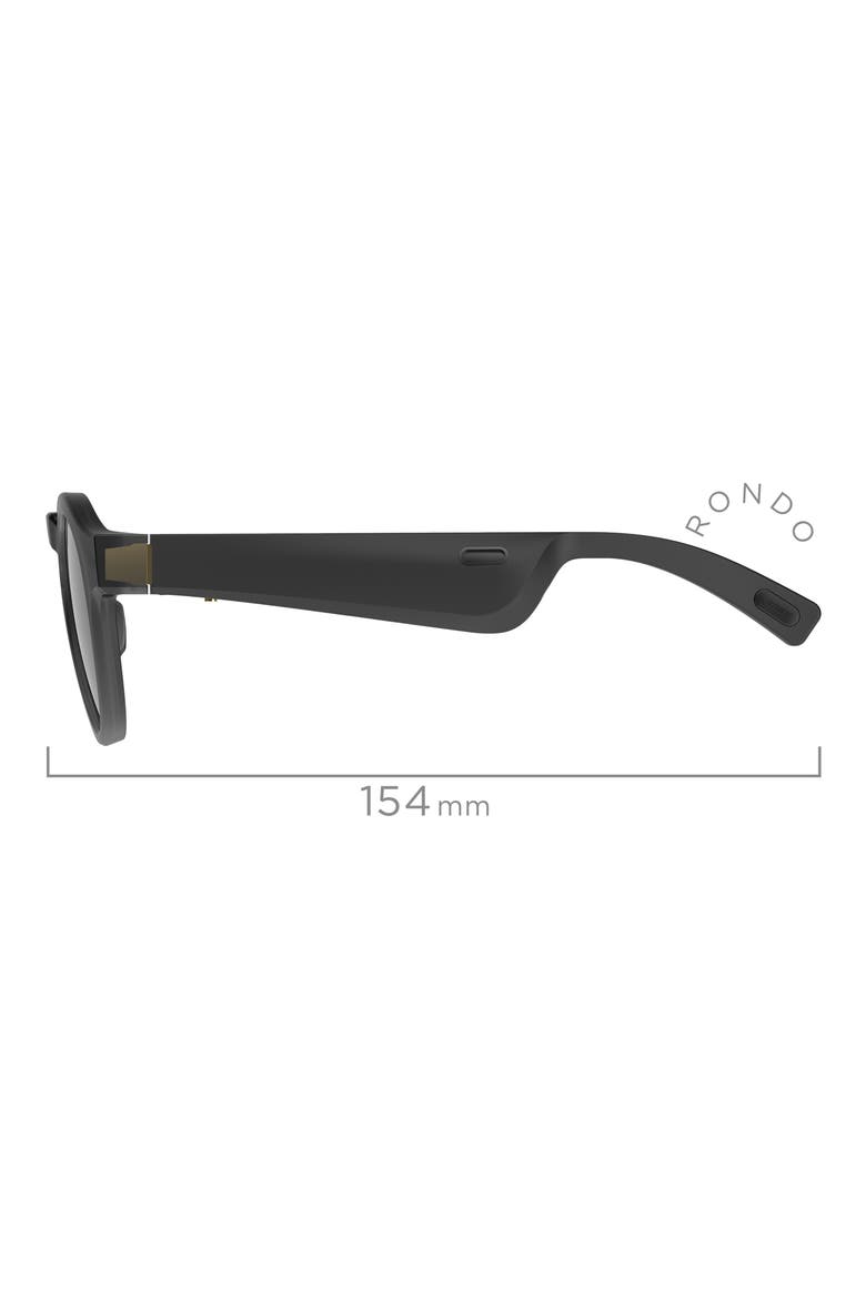 Frames Rondo 49.5mm Audio Sunglasses, Alternate, color, BLACK
