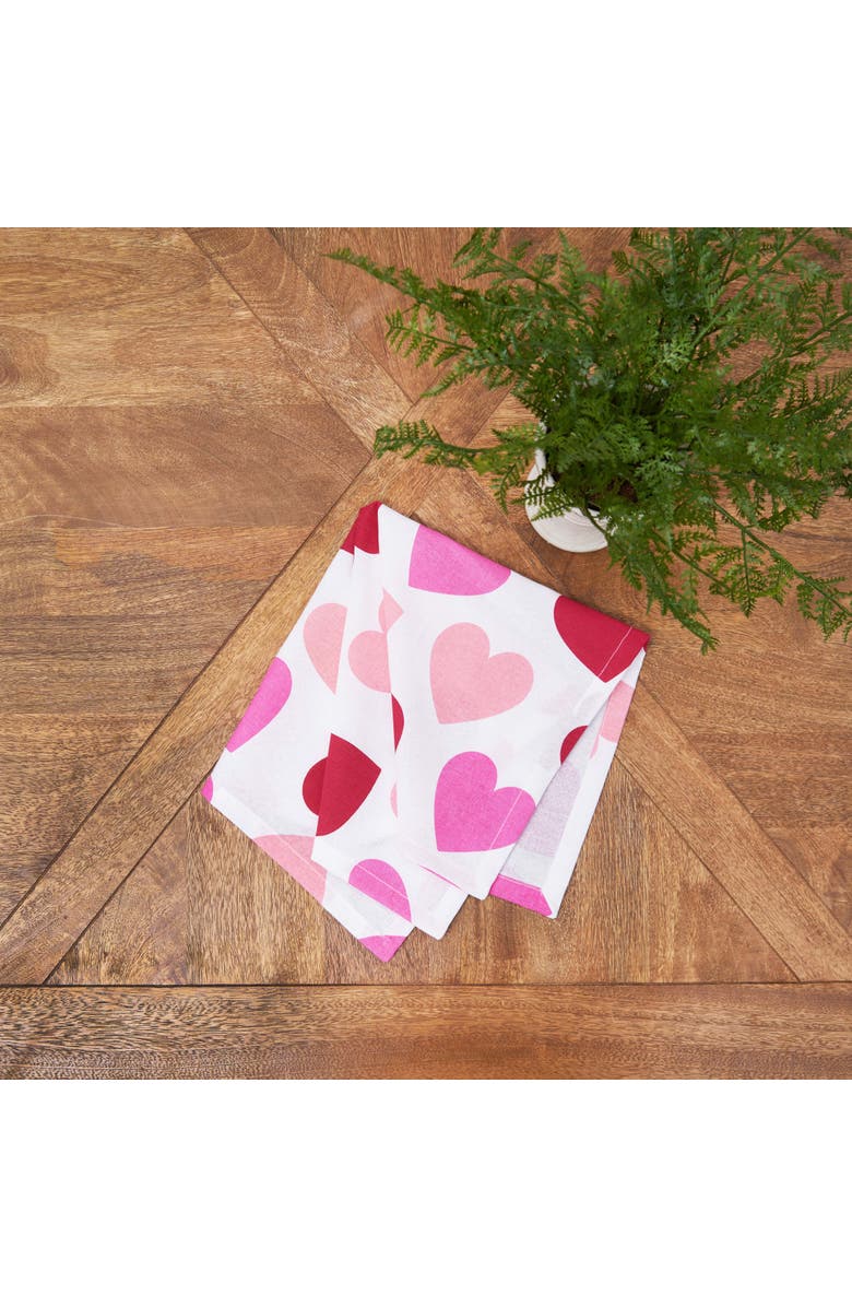 C&F Home Love You More Napkin Set of 6, Alternate, color, Purple