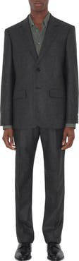 Burberry Check Wool Cashmere Tailored Jacket