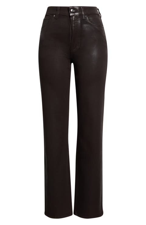 Stevie High Waist Coated Denim Jeans