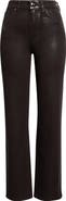 PAIGE Stevie High Waist Coated Denim Jeans