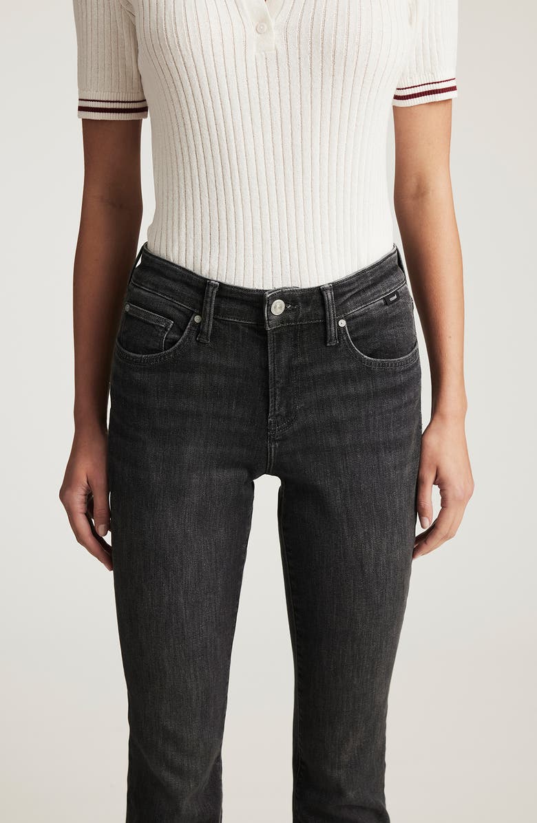 Mavi Jeans Molly Mid Rise Bootcut Jeans, Alternate, color, Smoke Flex Blue