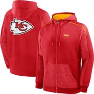 FANATICS Men's Fanatics Red Kansas City Chiefs Checkdown Pass Full-Zip Hoodie