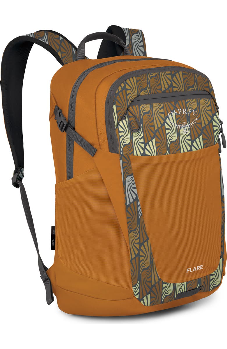 Osprey Flare 27-Liter Backpack, Alternate, color, Kazuma Print Toffee Orange