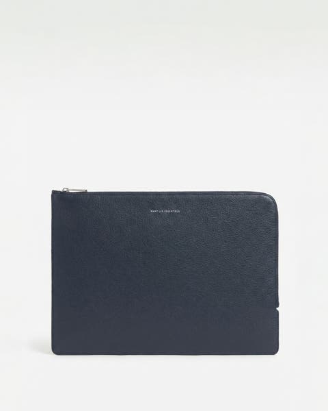 Alto Pebble-Grained Leather Computer Sleeve
