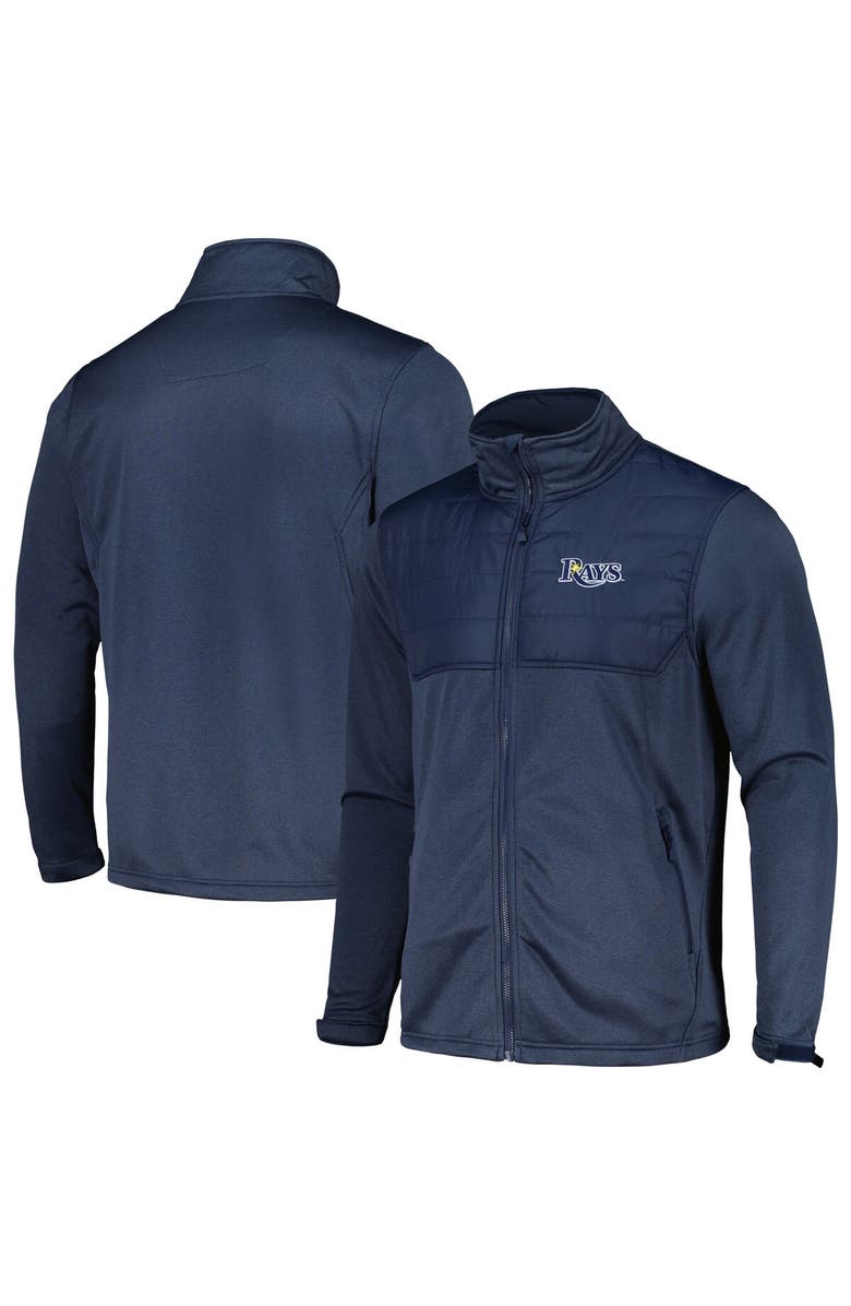 DUNBROOKE Men's Dunbrooke  Heather Navy Tampa Bay Rays Explorer Full-Zip Jacket, Alternate, color, Heather Navy