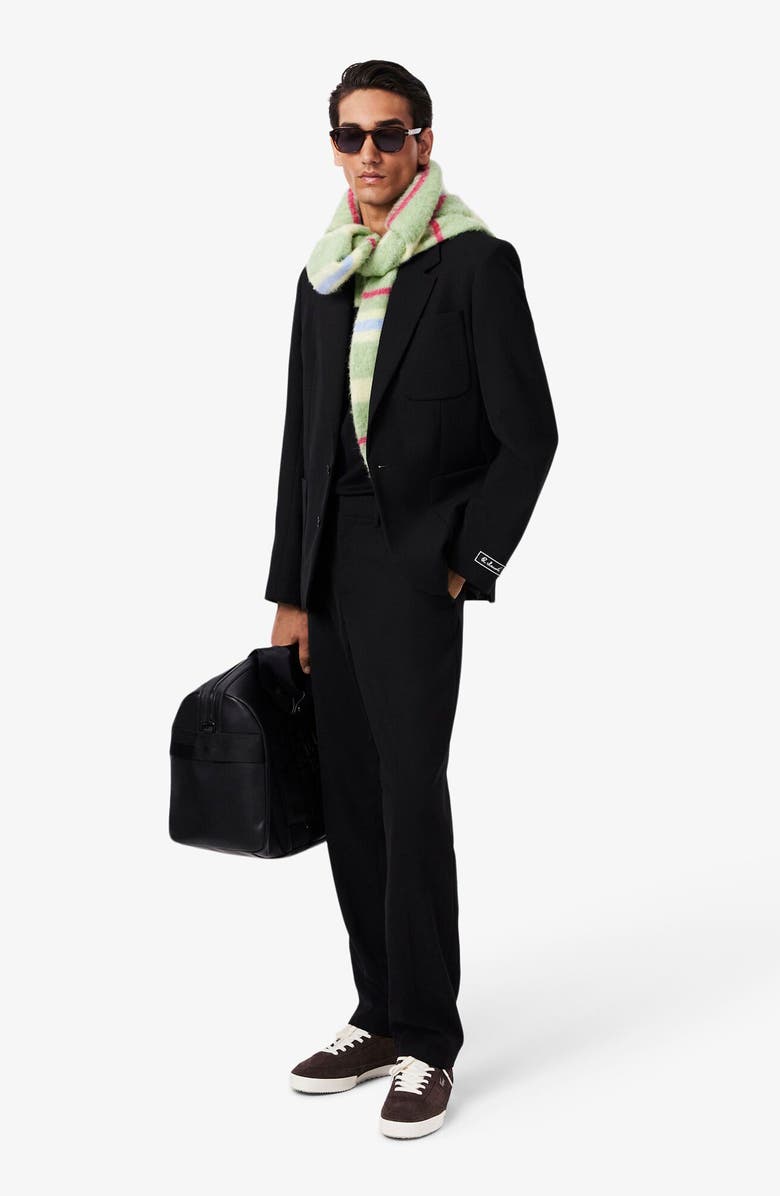 Lacoste Classic Fit Long Sleeve Cotton Graphic T-Shirt, Alternate, color, 031 Black