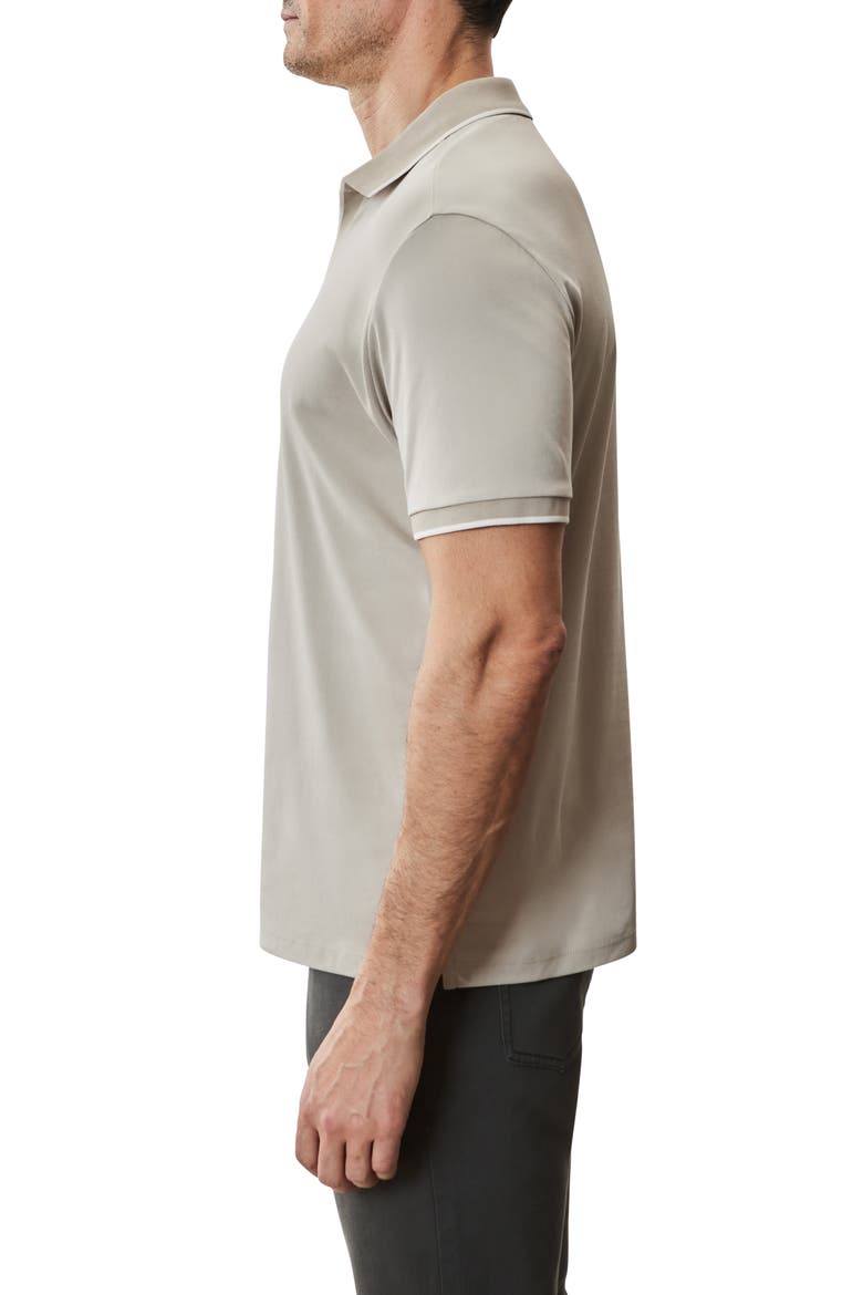 Northpark Johnny Collar Polo, Alternate, color, TAN