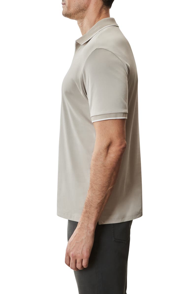 Robert Barakett Northpark Johnny Collar Polo, Alternate, color, Tan