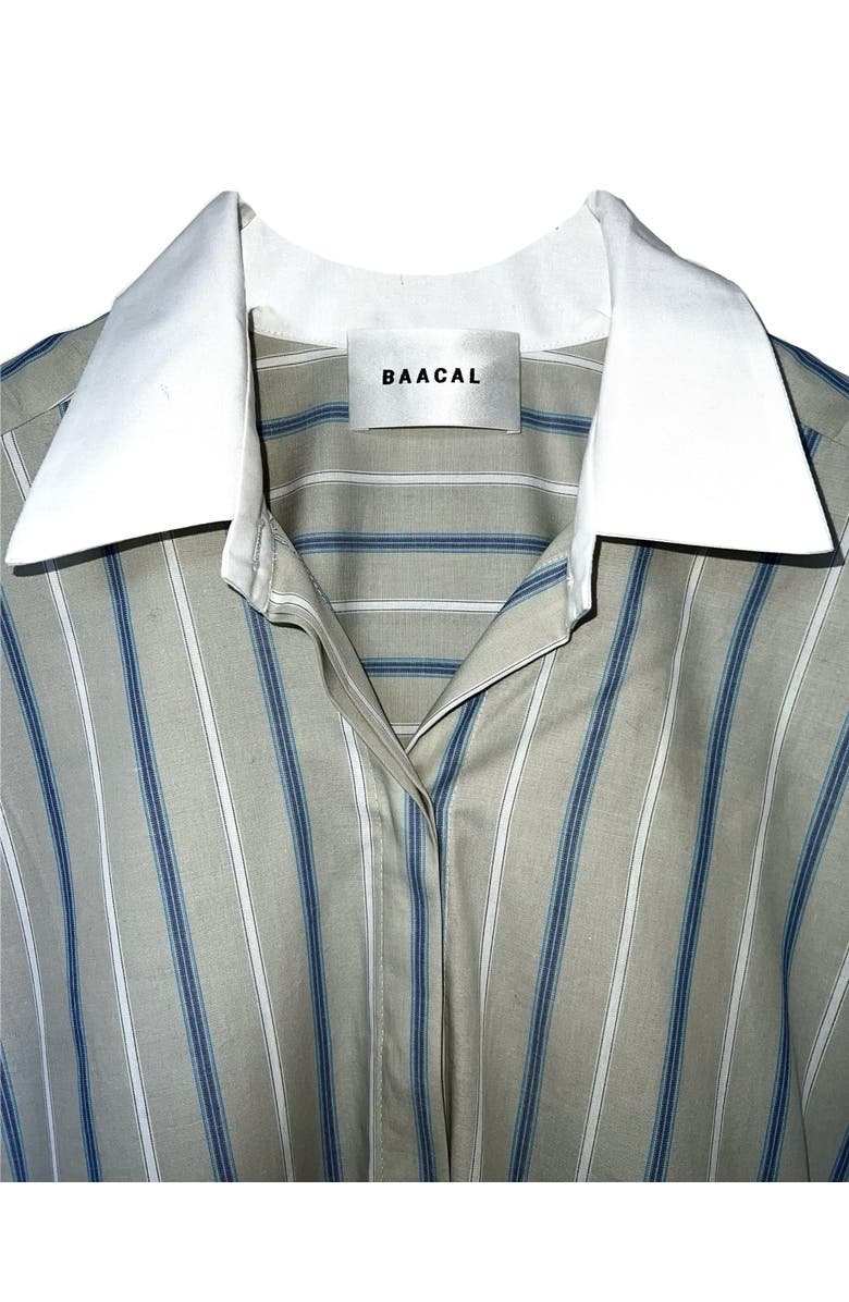 BAACAL Mia Oversized Shirt Dress, Alternate, color, Multi Stripe