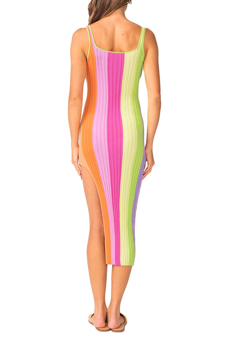 Piper Sleeveless Cover-Up Dress, Alternate, color, CLEMENTINE